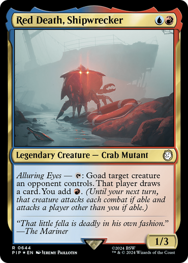 Red Death, Shipwrecker (Surge Foil) [Fallout] 