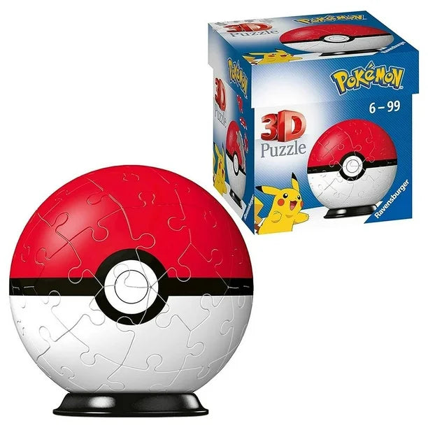 Pokémon Poké Ball 54p 3D - Rompecabezas