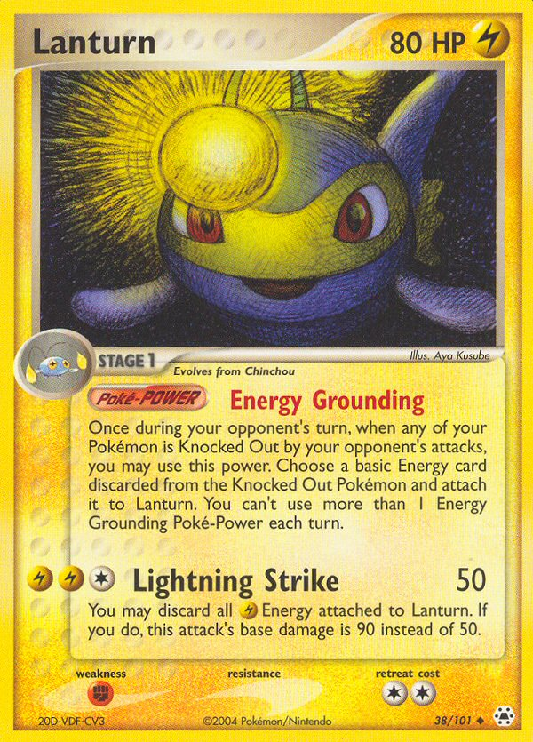 Lanturn (38/101) [EX: Hidden Legends] 