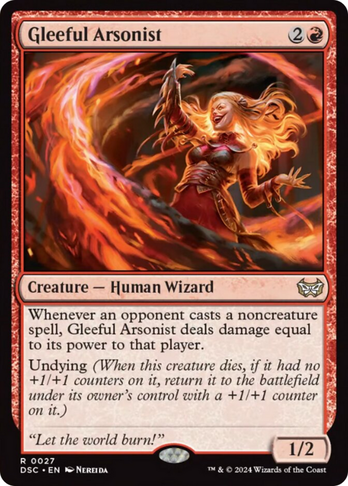 Gleeful Arsonist [Duskmourn: House of Horror Commander] 