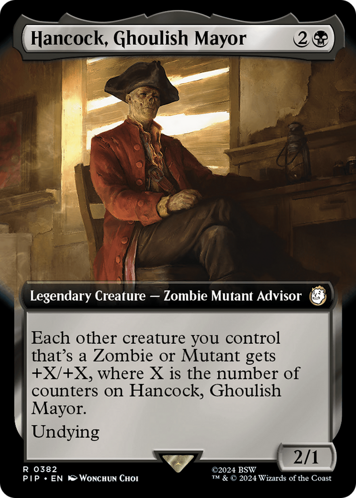 Hancock, Ghoulish Mayor (Extended Art) [Fallout] 