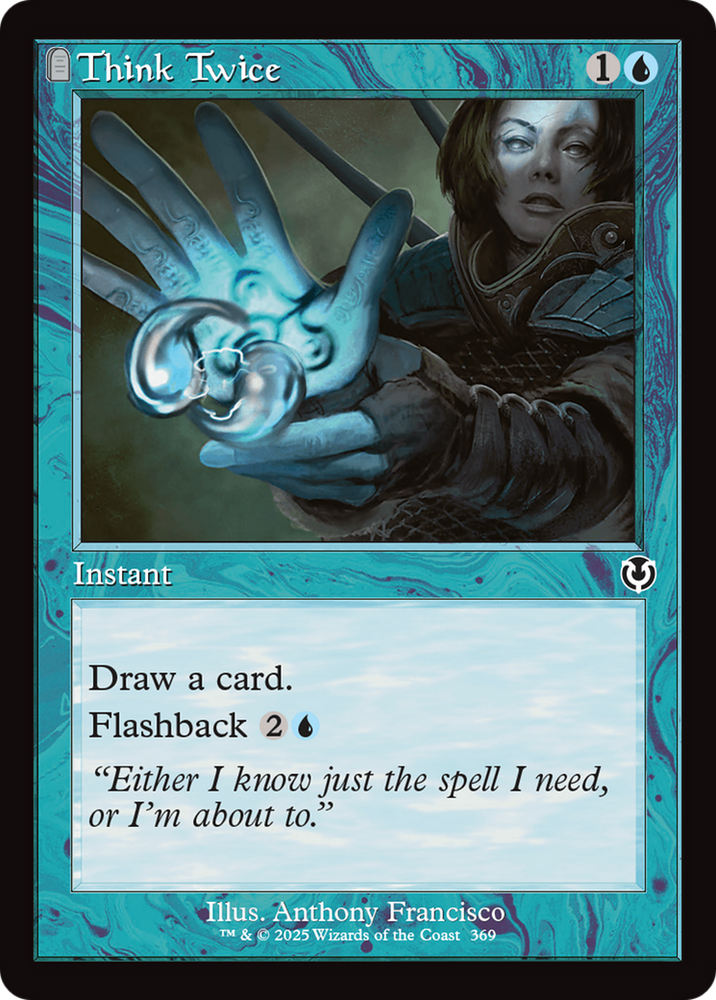 Think Twice (Retro Frame) [Innistrad Remastered] 