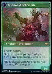 Ulvenwald Oddity // Ulvenwald Behemoth [Innistrad: Crimson Vow Prerelease Promos] 