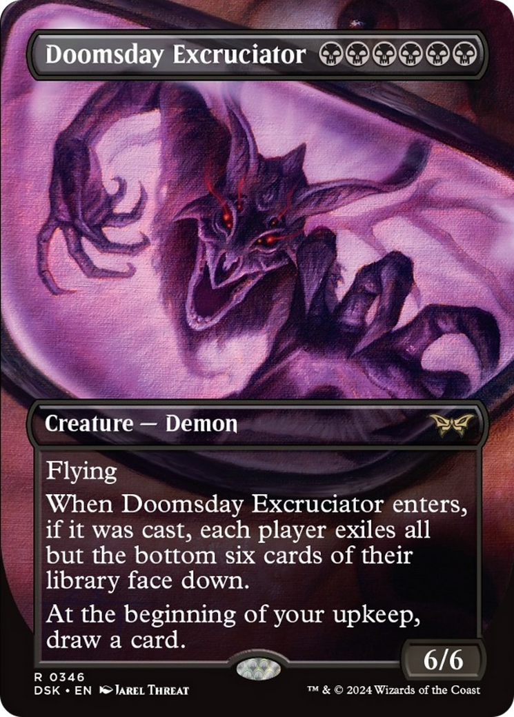 Doomsday Excruciator (Borderless) [Duskmourn: House of Horror] 