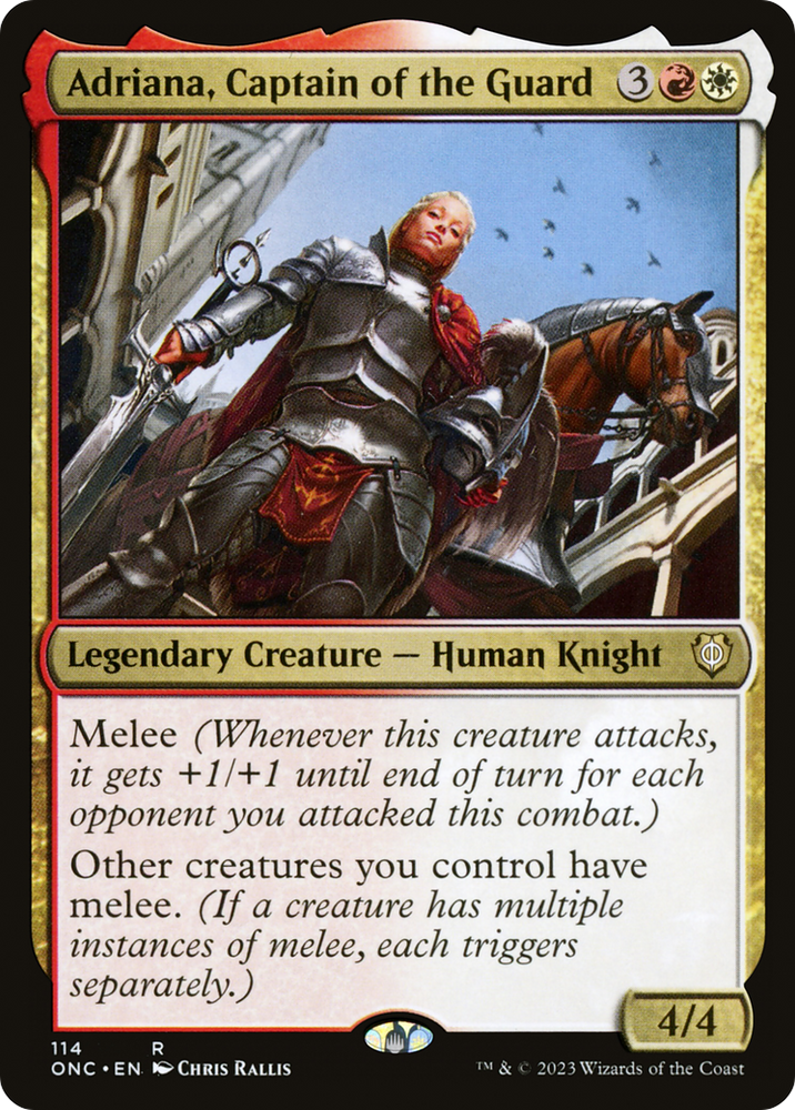 Adriana, Captain of the Guard [Phyrexia: All Will Be One Commander] 