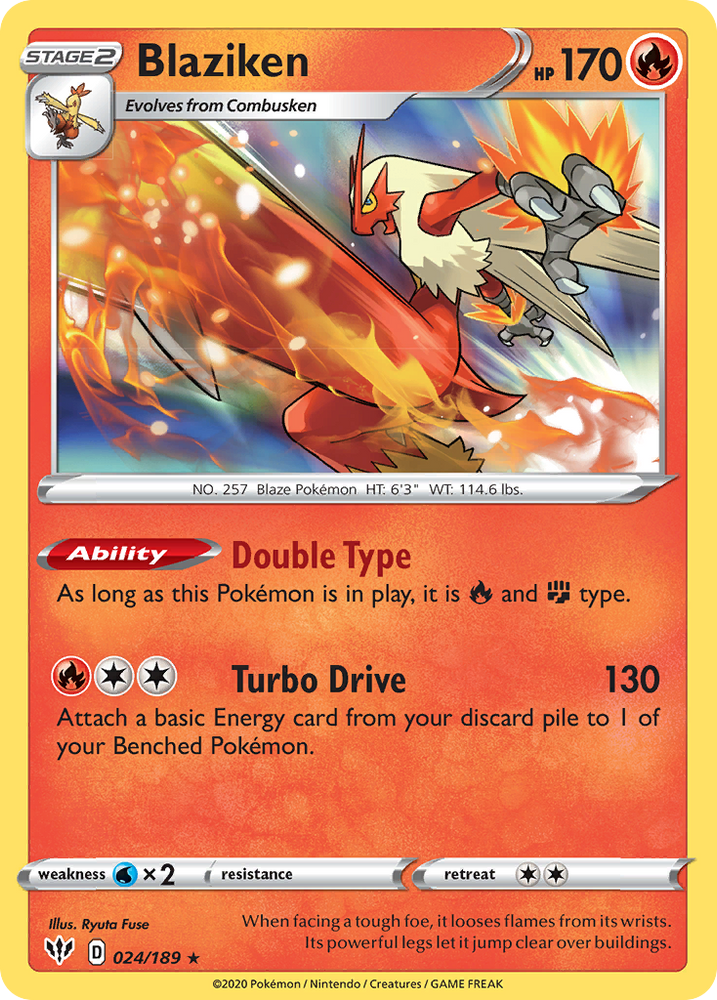 Blaziken (024/189) [Sword &amp; Shield: Darkness Ablaze] 