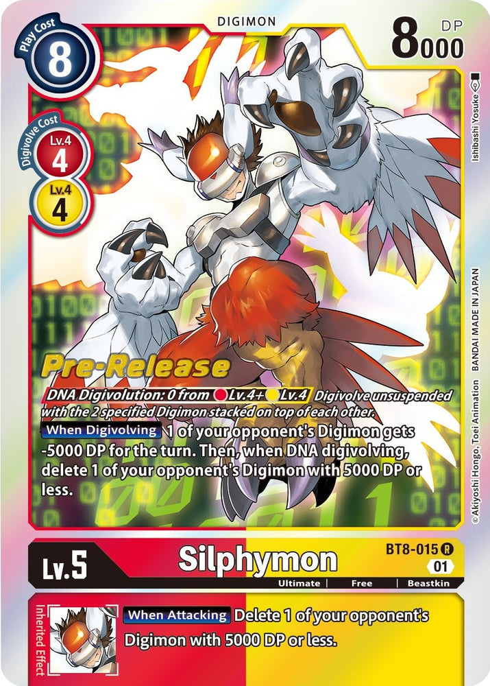 Silphymon [BT8-015] [New Awakening Pre-Release Cards] 