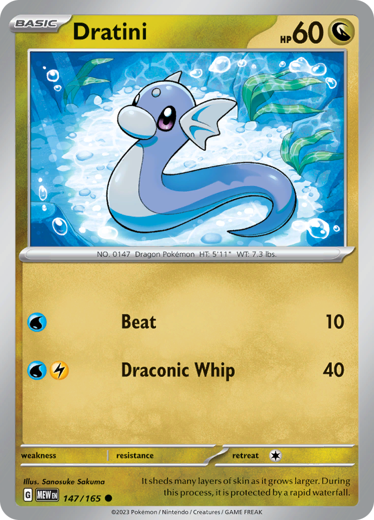 Dratini (147/165) [Scarlet & Violet: 151]