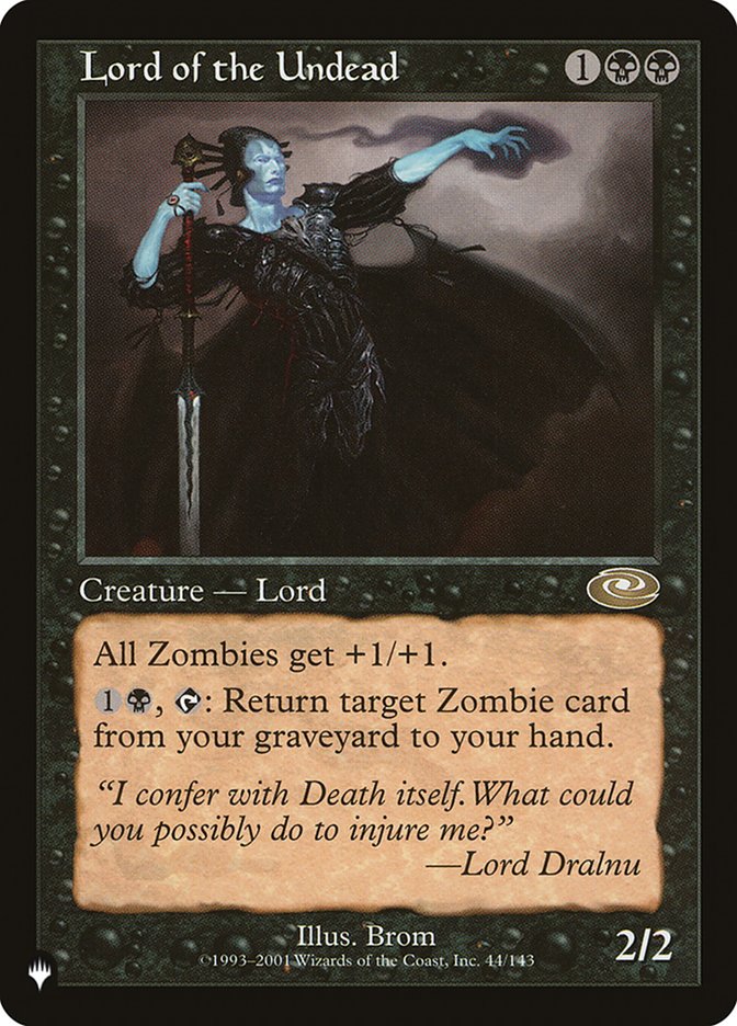 Lord of the Undead [The List] 