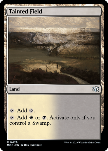 Tainted Field [March of the Machine Commander] 