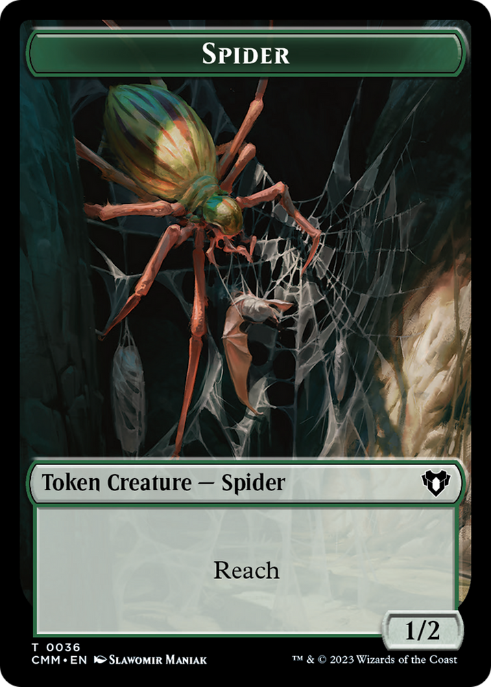 Eldrazi Scion // Spider Double-Sided Token [Commander Masters Tokens] 