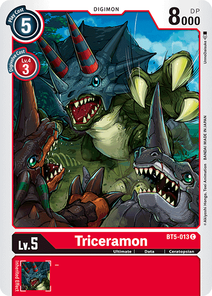 Triceramon [BT5-013] [Battle of Omni] 
