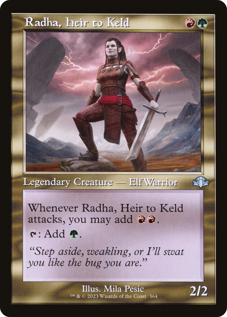 Radha, Heir to Keld (Retro) [Dominaria Remastered] 