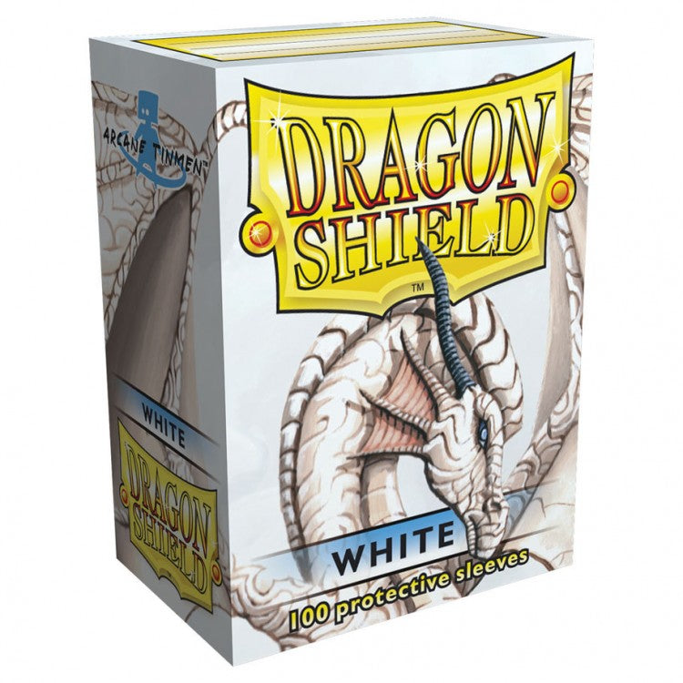 Dragon Shield: Standard 100ct Sleeves - White (Classic) 