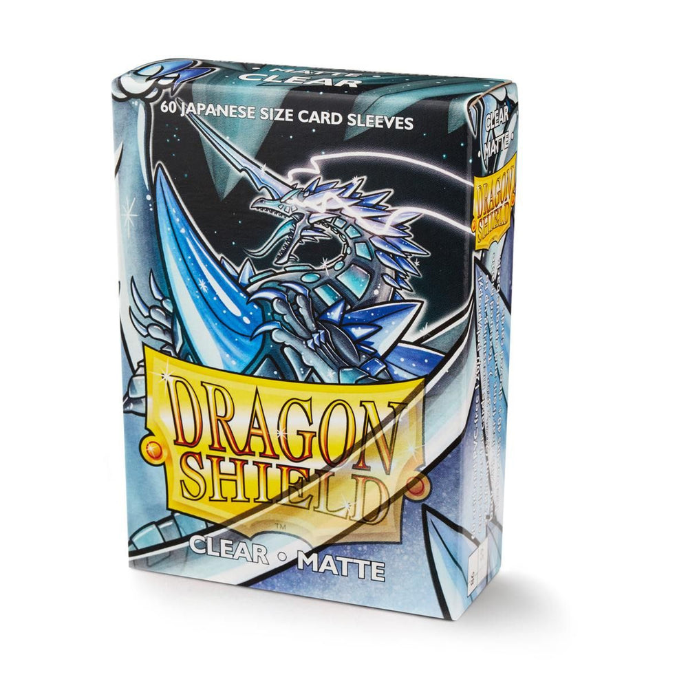 Dragon Shield: Japanese Size 60ct Sleeves - Clear (Matte) 