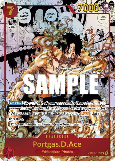 Portgas.D.Ace (Alternate Art) [Paramount War] 