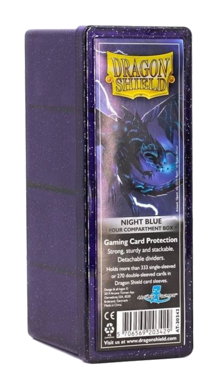 Dragon Shield: Four-Compartment Deck Box - Night Blue 