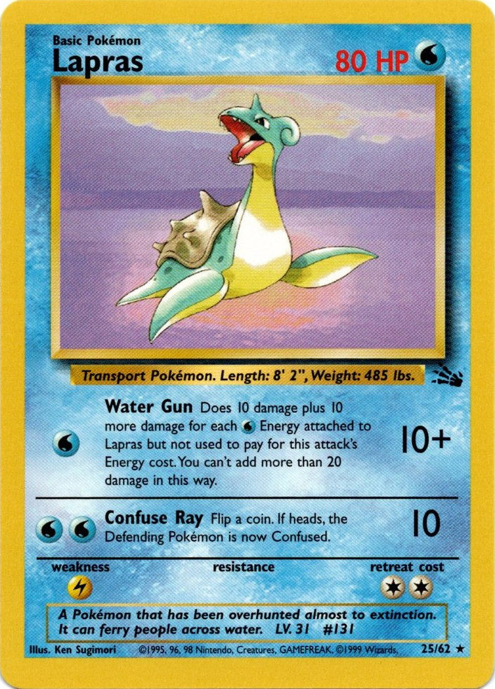 Lapras (25/62) [Fossil Unlimited] 