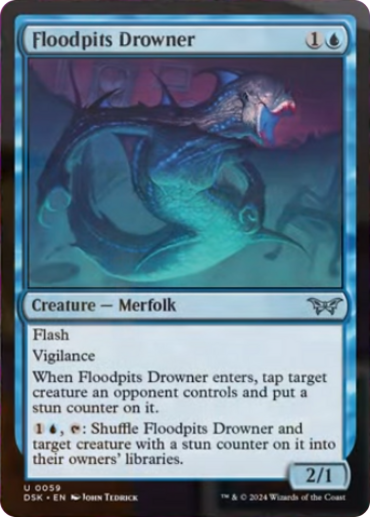 Floodpits Drowner [Duskmourn: House of Horror] 