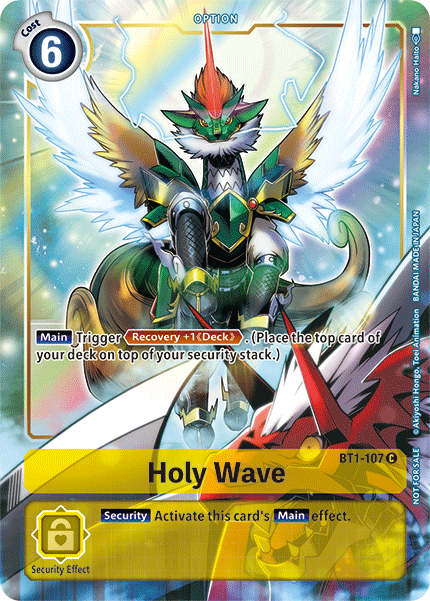 Holy Wave [BT1-107] (Dash Pack) [Release Special Booster Ver.1.5 Promos] 
