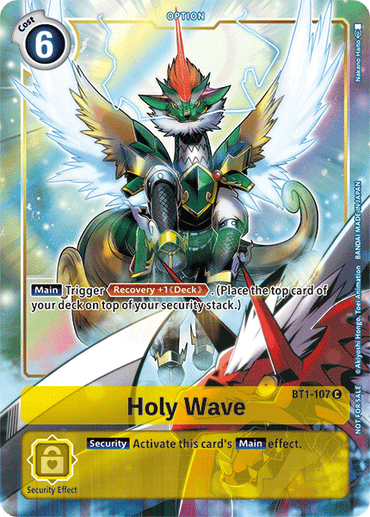 Holy Wave [BT1-107] (Dash Pack) [Release Special Booster Ver.1.5 Promos] 