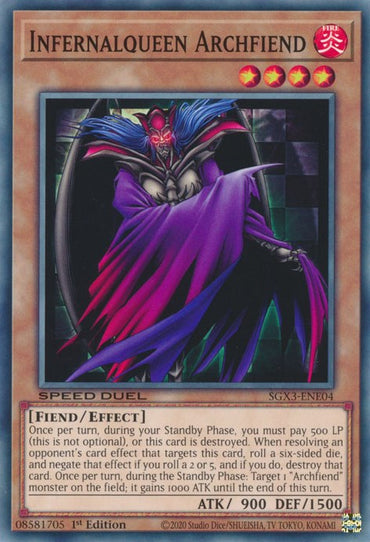 Infernalqueen Archfiend [SGX3-ENE04] Common 