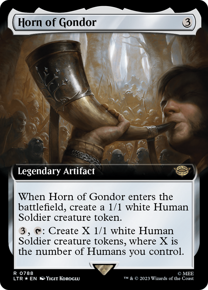 Horn of Gondor (Extended Art) (Surge Foil) [The Lord of the Rings: Tales of Middle-Earth] 