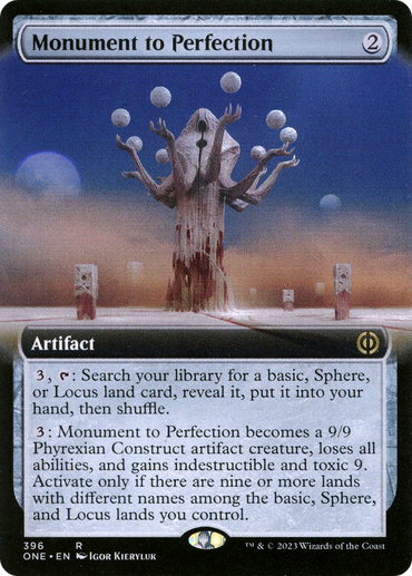 Monument to Perfection (Extended Art) [Phyrexia: All Will Be One] 