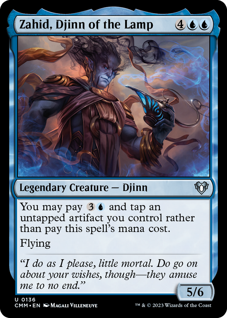 Zahid, Djinn of the Lamp [Commander Masters] 