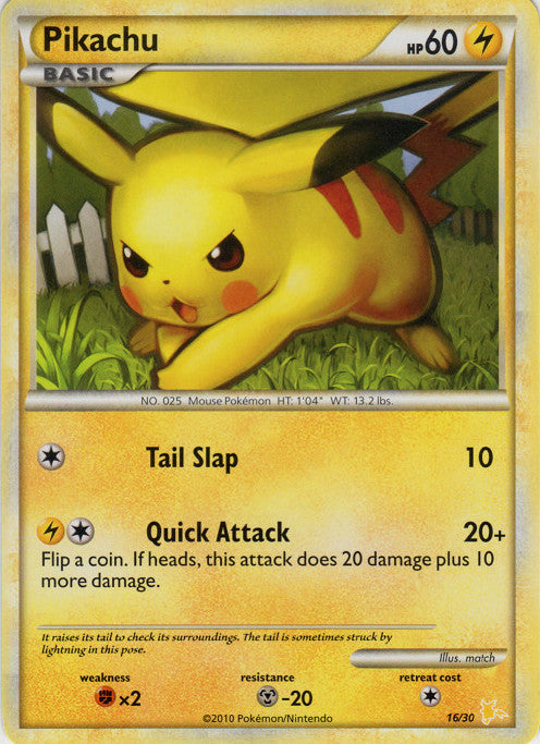 Pikachu (16/30) [HeartGold &amp; SoulSilver: Trainer Kit - Raichu] 