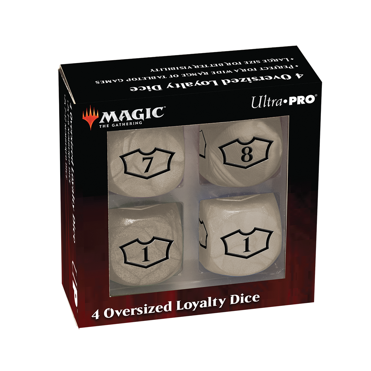 Ultra PRO: Loyalty Dice Set - 22MM Deluxe with 7-12 (Plains)