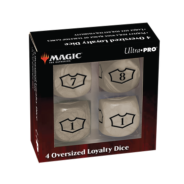 Ultra PRO: Loyalty Dice Set - 22MM Deluxe with 7-12 (Plains) 