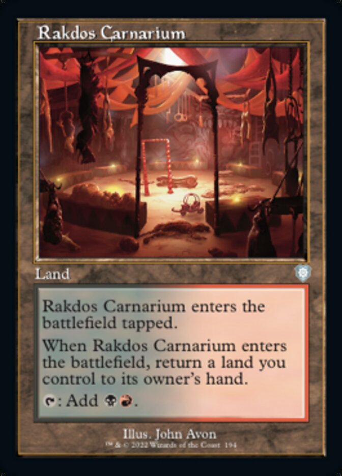 Rakdos Carnarium (Retro) [The Brothers' War Commander] 