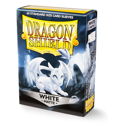 Dragon Shield: Standard 60ct Sleeves - White (Matte)