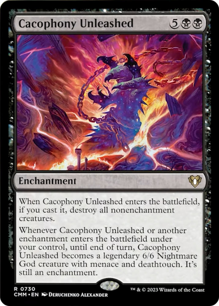 Cacophony Unleashed [Commander Masters] 