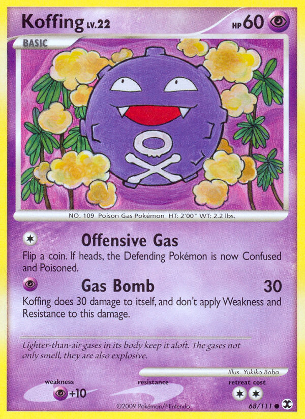 Koffing (68/111) [Platinum: Rising Rivals] 