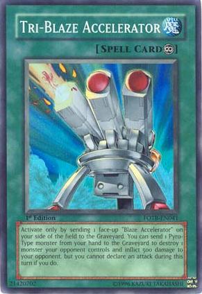 Tri-Blaze Accelerator [FOTB-EN041] Super Rare 