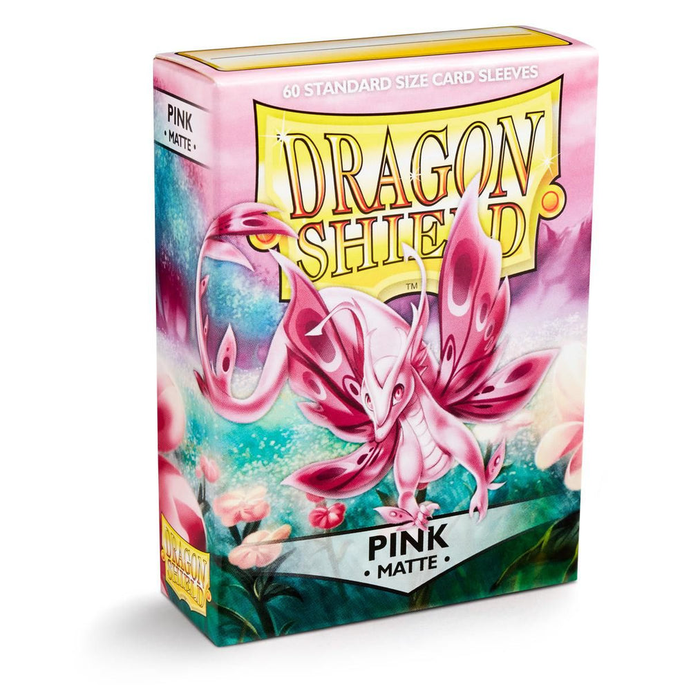 Dragon Shield: Standard 60ct Sleeves - Pink (Matte)