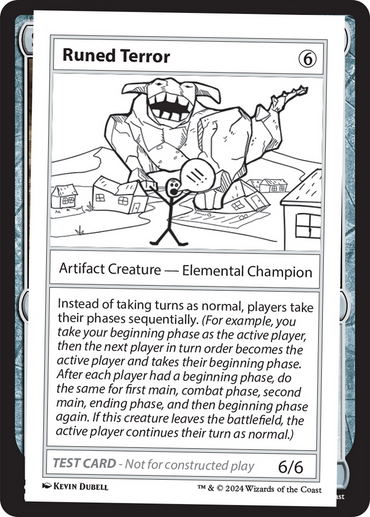 Runed Terror [Mystery Booster 2 Playtest Cards] 