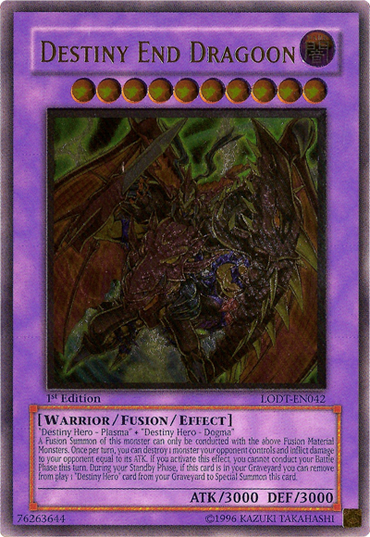 Destiny End Dragoon [LODT-EN042] Ultimate Rare 