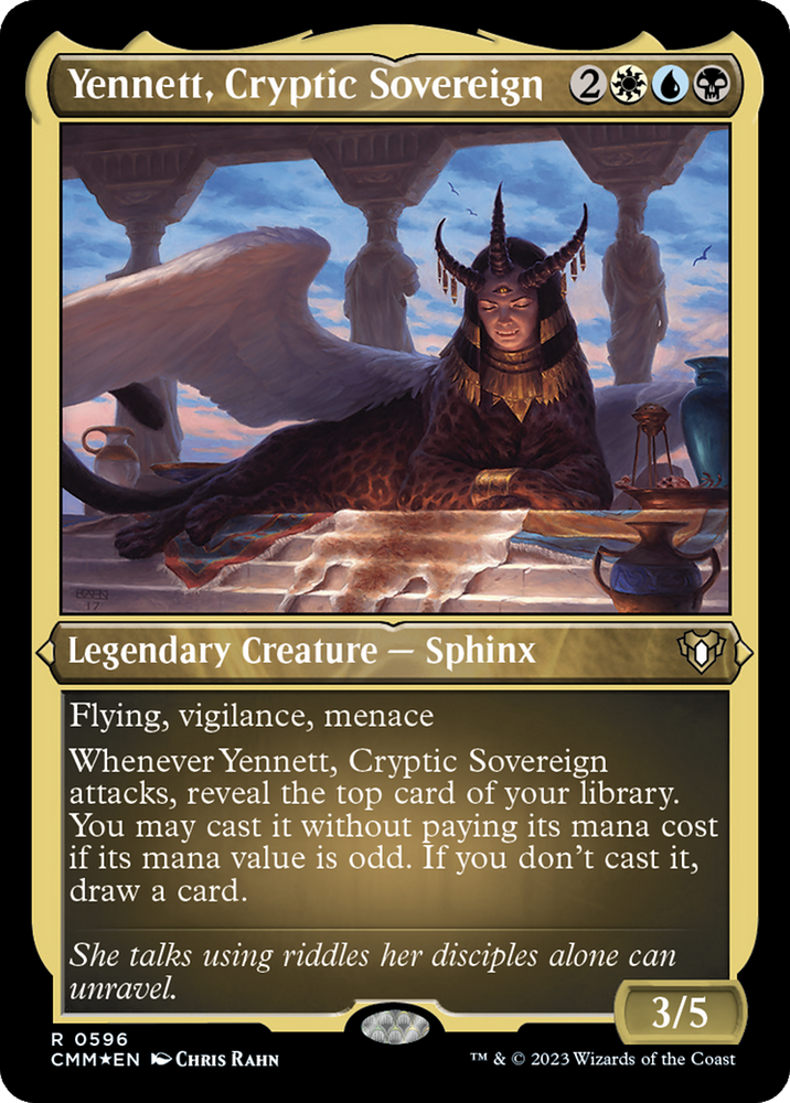 Yennett, Cryptic Sovereign (Foil Etched) [Commander Masters] 