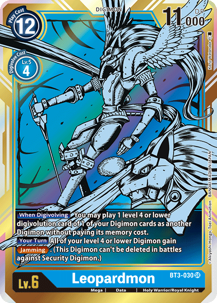 Leopardmon [BT3-030] (Alternate Art) [Release Special Booster Ver.1.0] 