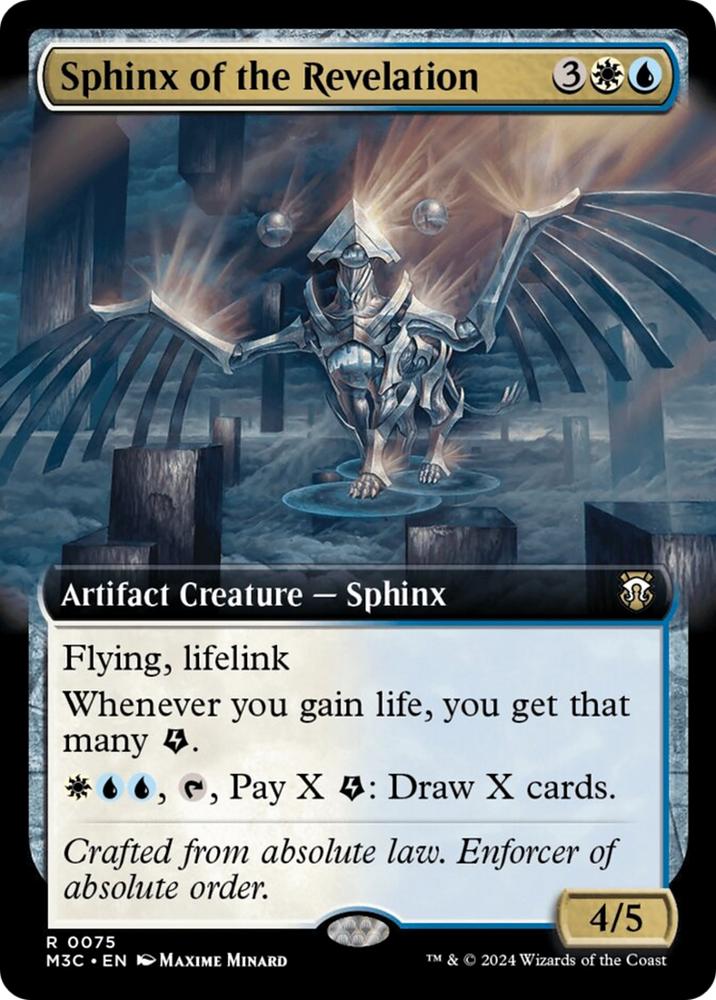 Sphinx of the Revelation (Extended Art) [Modern Horizons 3 Commander] 