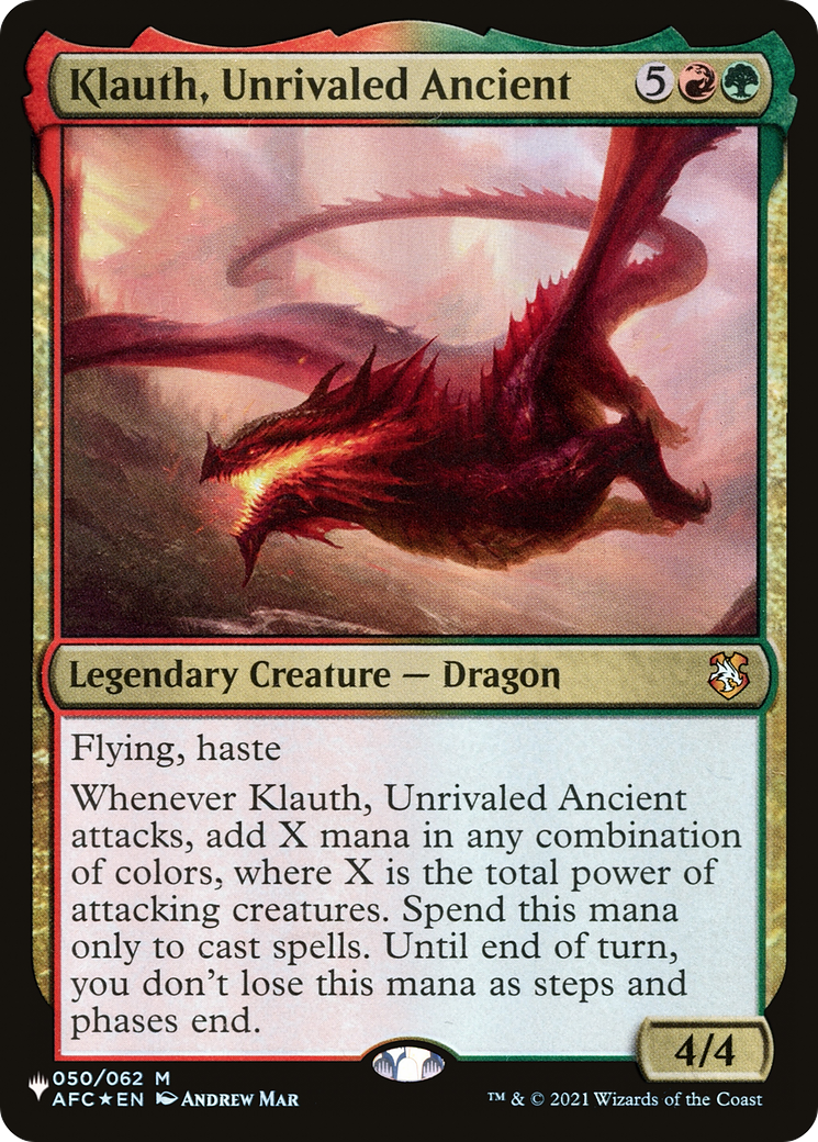 Klauth, Unrivaled Ancient [The List Reprints] 