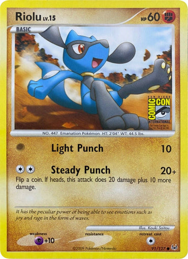 Riolu (91/127) (SDCC 2009) [Platinum: Base Set] 