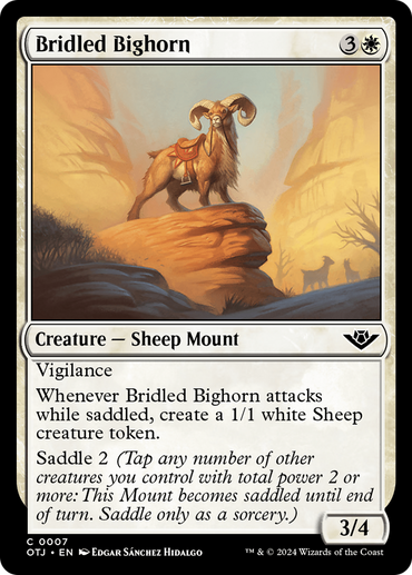 Bridled Bighorn [Outlaws of Thunder Junction] 