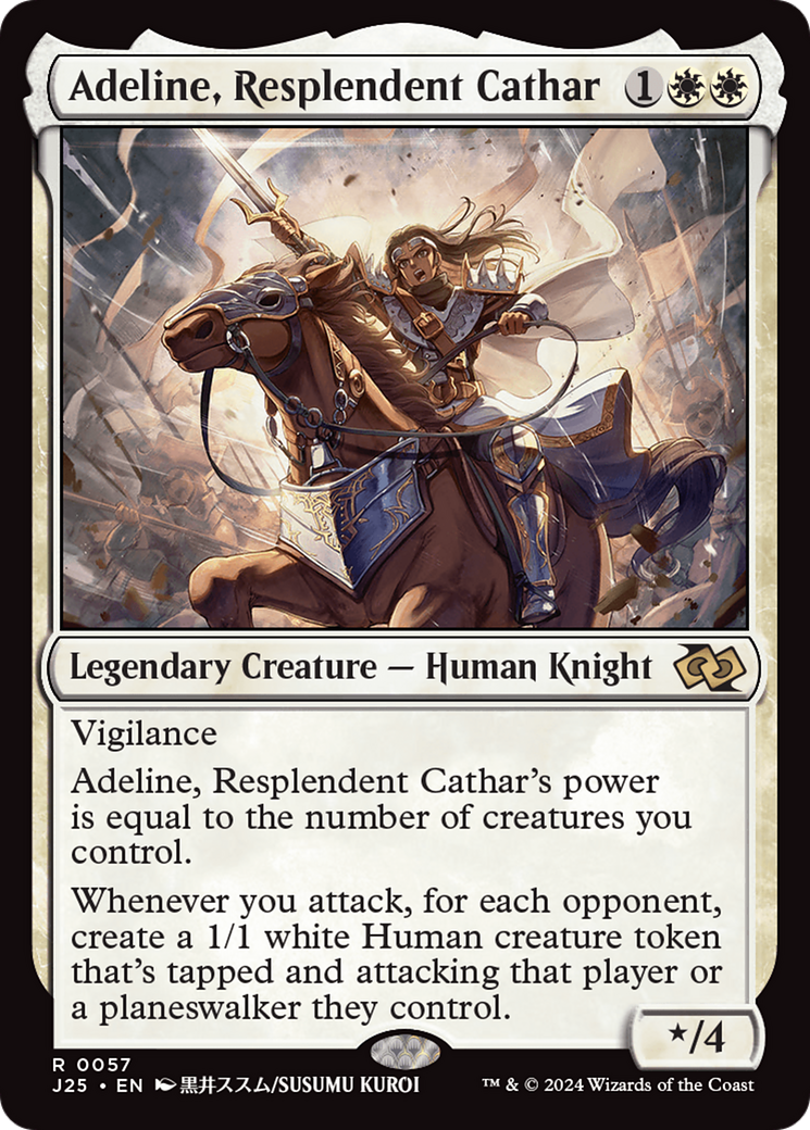 Adeline, Resplendent Cathar (Anime) [Foundations Jumpstart] 