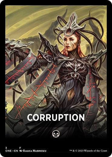 Corruption Theme Card [Phyrexia: All Will Be One Tokens] 