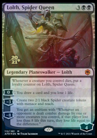 Lolth, Spider Queen [Dungeons & Dragons: Adventures in the Forgotten Realms Prerelease Promos] 