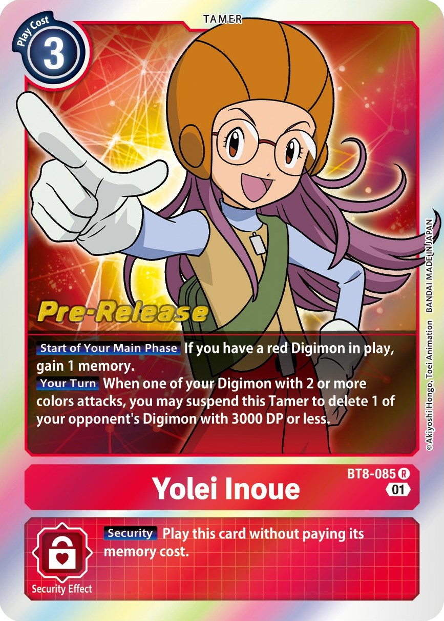 Yolei Inoue [BT8-085] [New Awakening Pre-Release Cards] 